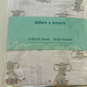 Aden and Anais crib Sheet - new in packaging